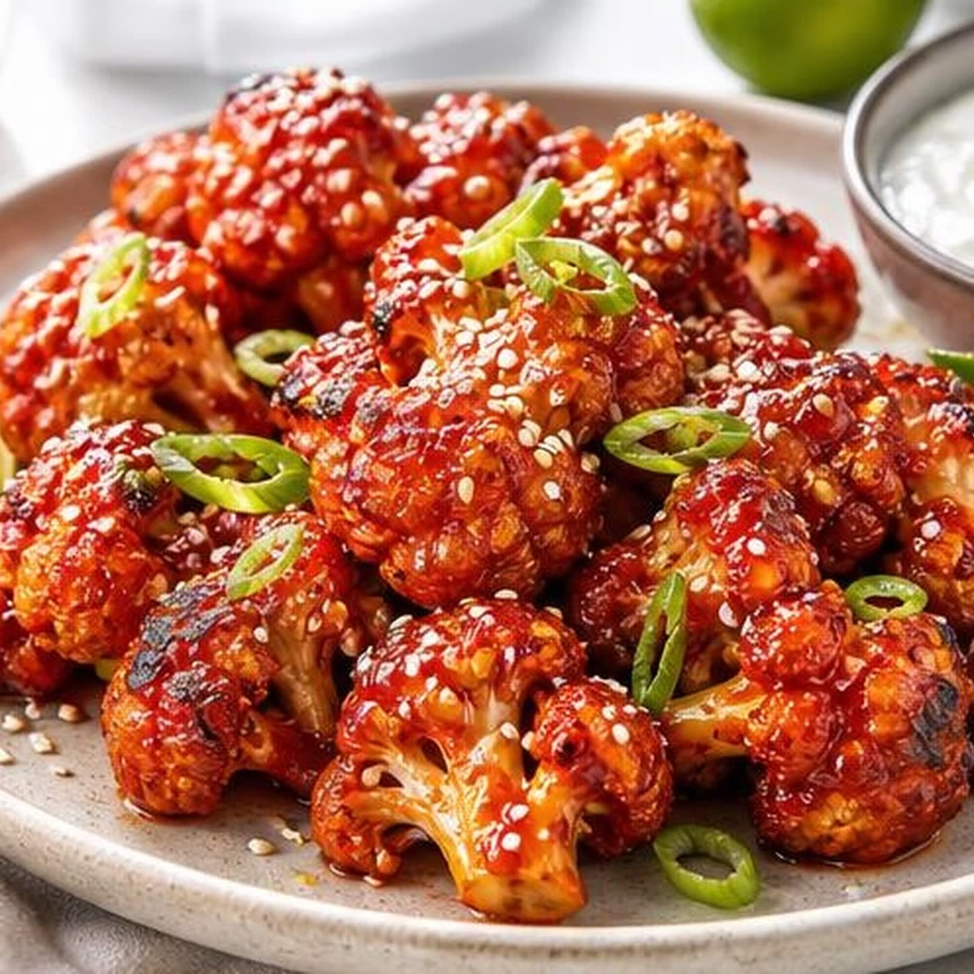 Crispy Gochujang Cauliflower Bites - Tasteloom Recipe 45