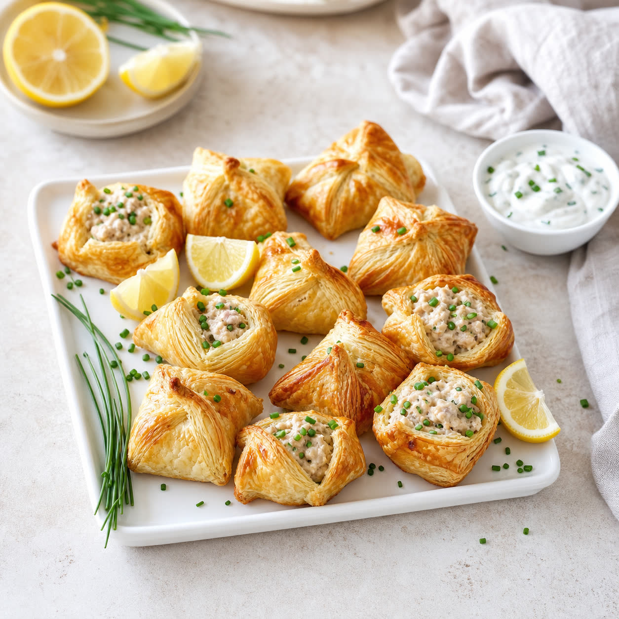 Curried Tuna Puff Bites