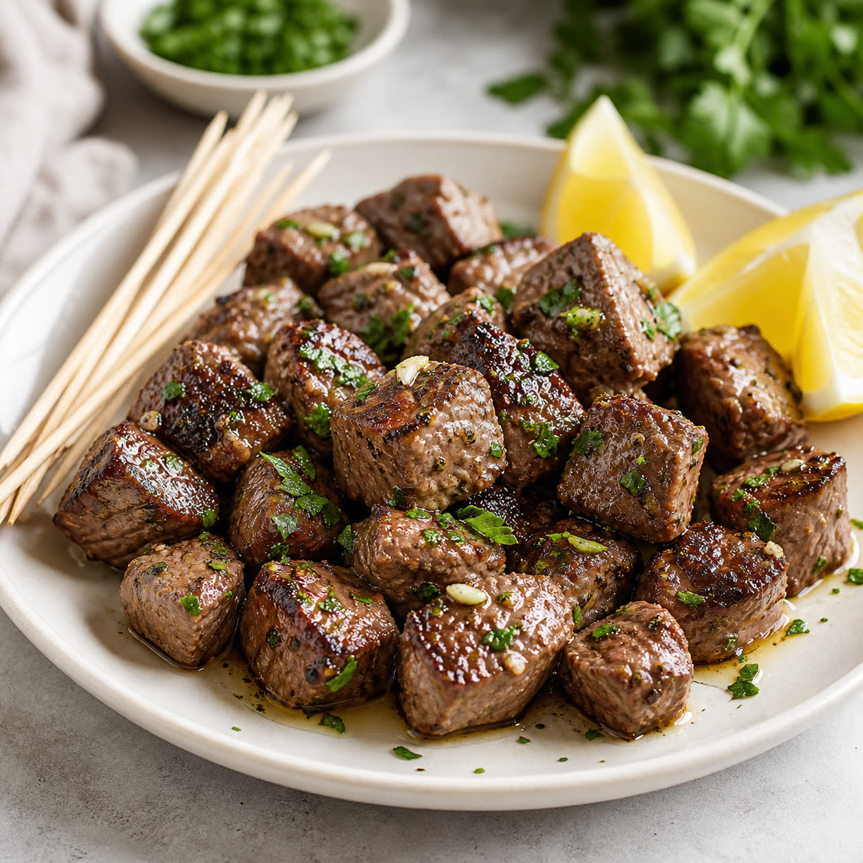 Garlic Butter Steak Bites