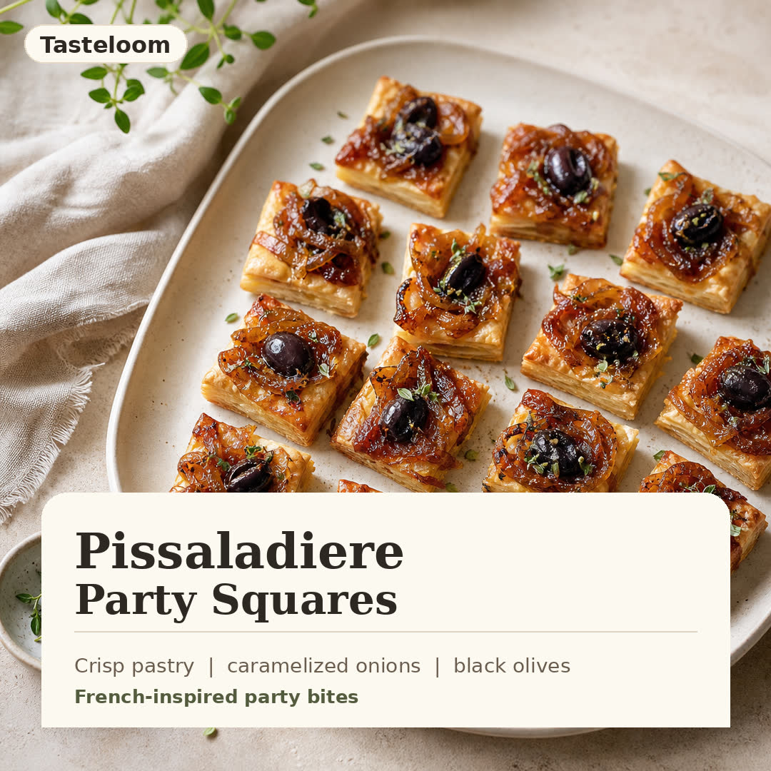 Pissaladiere Party Squares