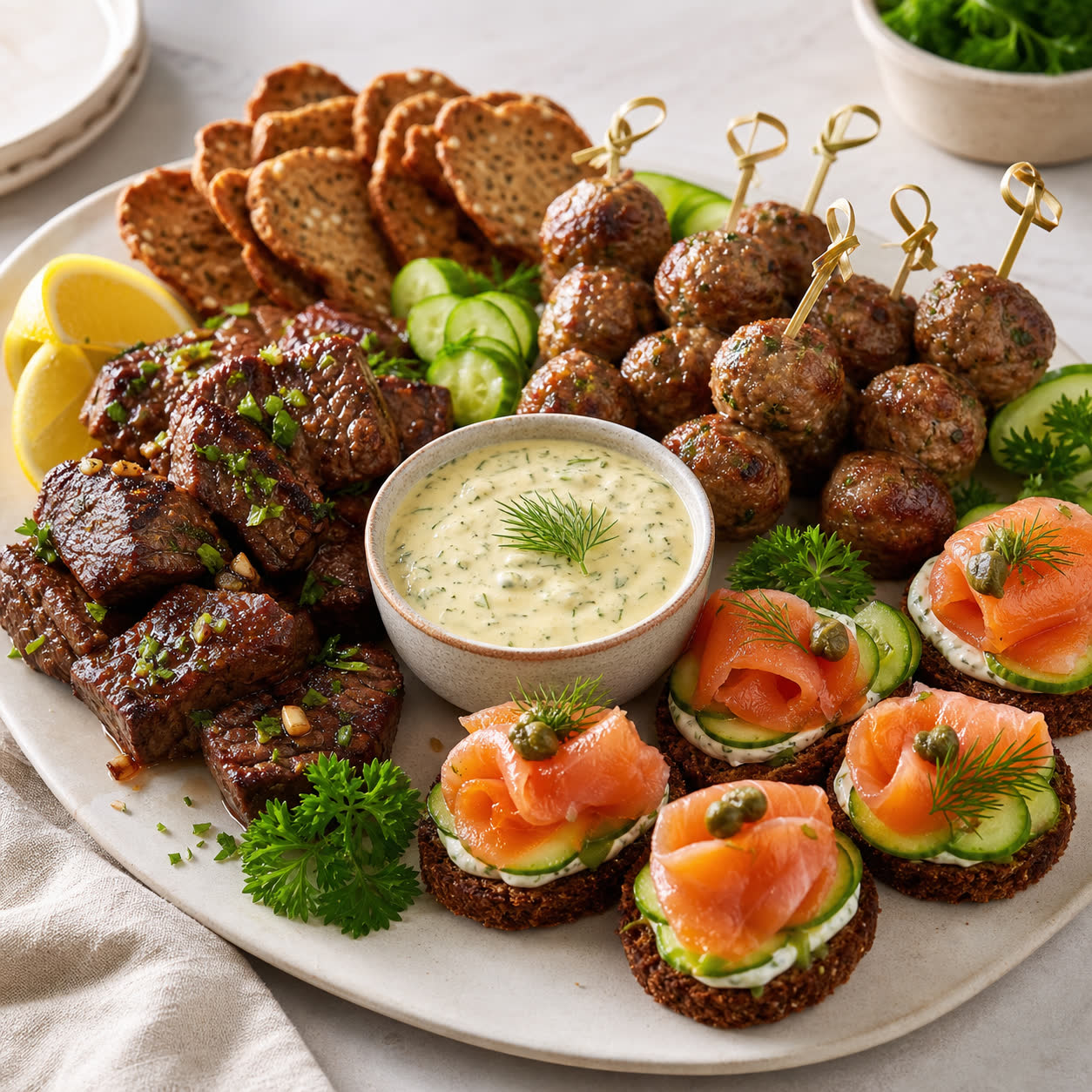 Savory Party Trio Board
