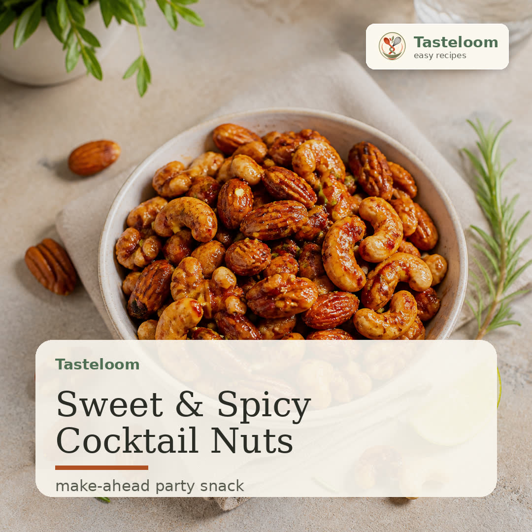 Sweet & Spicy Cocktail Nuts