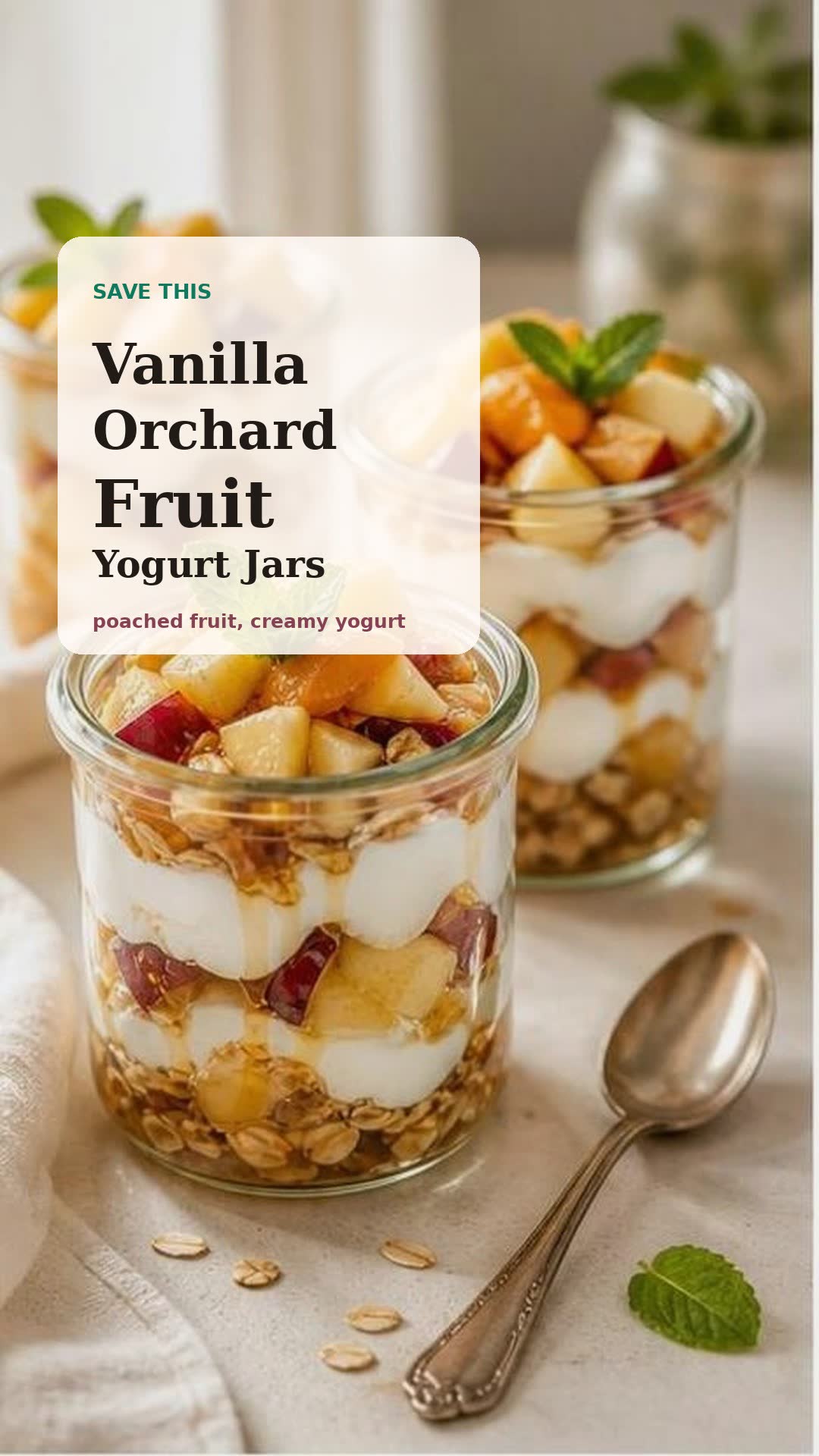 Vanilla Orchard Fruit Yogurt Jars